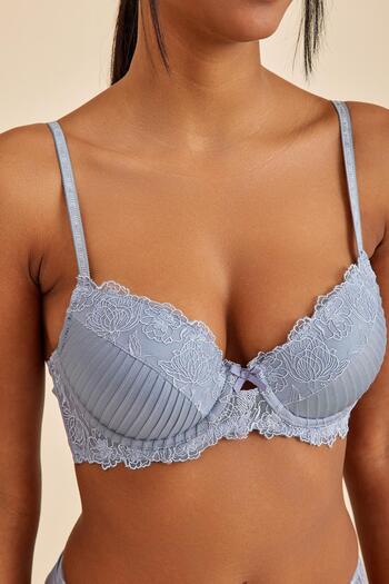Amarelle Σουτιέν Push-Up με επένδυση Paris Grey Blue Underwire Ruched