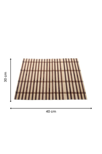 rubihome 2-Piece Bamboo Foldable Natural Wicker