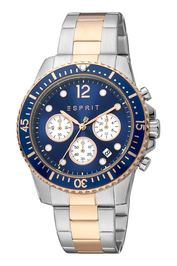 Esprit ES1G373M0095 Watch Men Hudson Navy Blue with Navy Blue dial Quartz mechanism