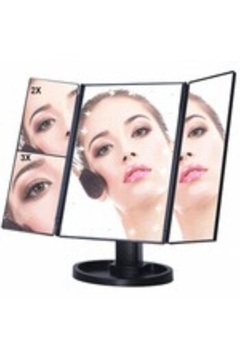 Generic Mirror with LED lighting, black color