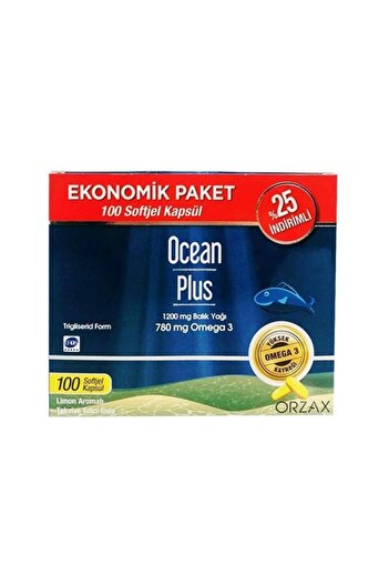 Ocean Plus 1200 Mg 50+50 Softgels - Buy 1 Get 1 Free