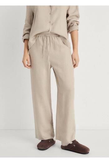MANGO Woman Linen pants