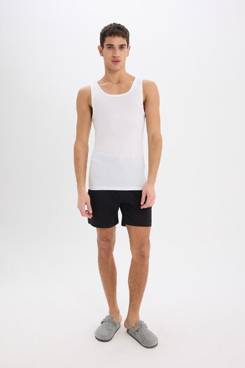 DeFacto Slim Fit Dar Kesim Ribana 2'li Atlet Y9056az25sp