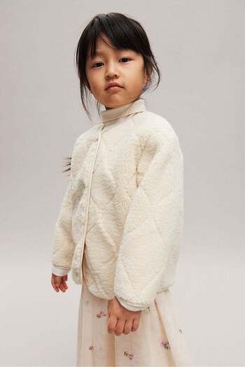 H&M Quilted teddy jacket