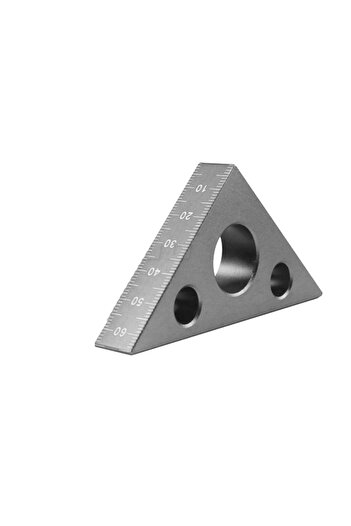 Choice Right Angle Ruler Aluminum Alloy Right Angle Ruler Mini Pocket Square DIY Woodworking Triangle Ruler