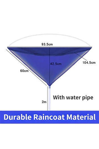 Choice 1pc 95cm 1Hp Air Conditioner Cleaning Bag Waterproof Drain for Washing Air Conditioning Water Drain-