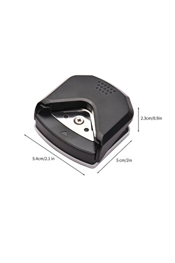Choice Black Corner Rounder Punch R4 Mini Portable Round Corner Trimmer Cutter 4mm For Card Craft Scrapbook