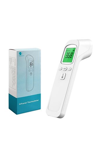 Choice1 White Medical Household Infrared Forehead Digital Non-contact Laser Thermometer LCD Baby Adult Fever
