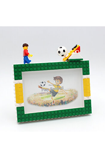 Choice 6 inch ball 1pc football Photo Frame,Color Block DIY picture Frame For Home Decorationstage setting