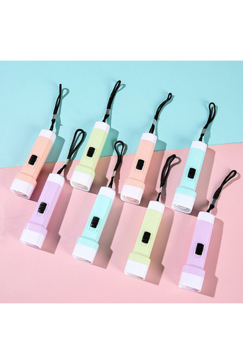 Choice 30PCS 10-30 Pcs Cute Candy Color Glowing Flashlight Children Birthday Wedding Party Gift Halloween C