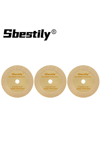 Choice Multipurpose Cutting 50mm 3pcs 3pcs 50mm Diamond Saw Blade Mini Brazed Cutting Disc 2 Inch Cut-Off W