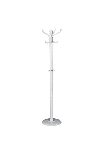 Generic Elegant and modern vertical clothes hanger for hanging clothes and jackets, white color
