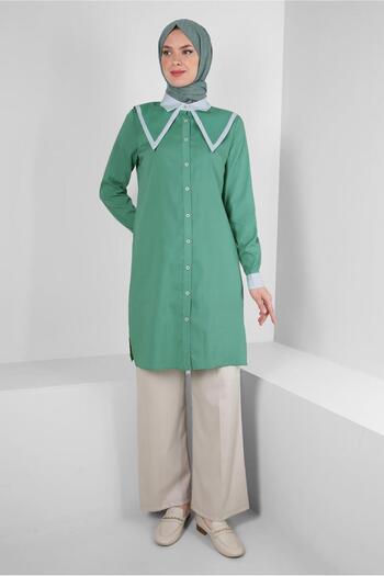 Alvina COLLAR DETAILED SHIRT TUNIC 43817