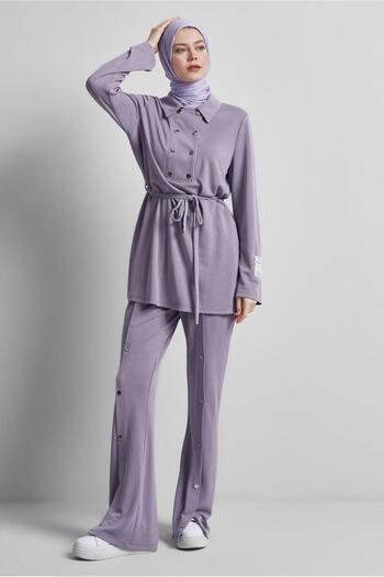 Alvina Size 45440 Tracksuit Set with Belted Trousers