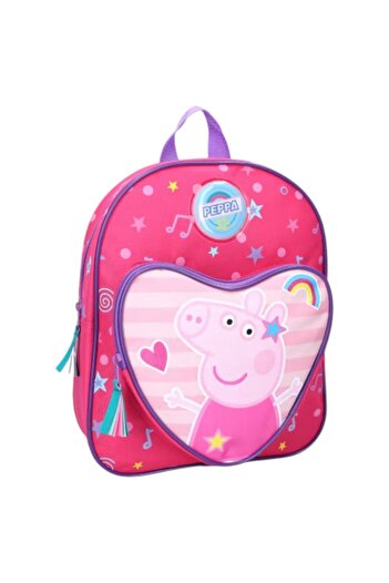 Peppa Pig Ghiozdan Peppa music and dance, dimensiuni 30x25x11 cm, multicolor