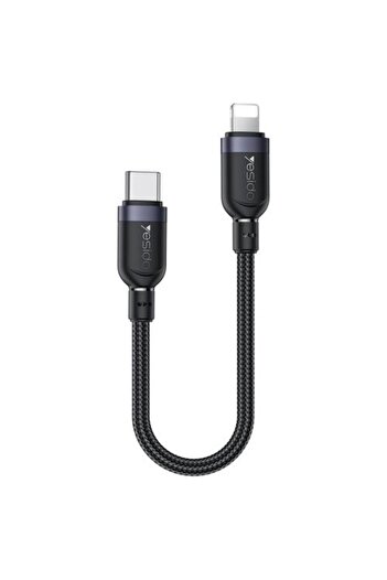 Yesido CA187 27W Type-C to 8 Pin Aluminum Alloy Data Cable