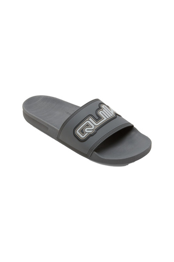 Quiksilver Rivi Wordmark Slide Ii Men's Gray Slippers Men's Slippers Aqyl101354