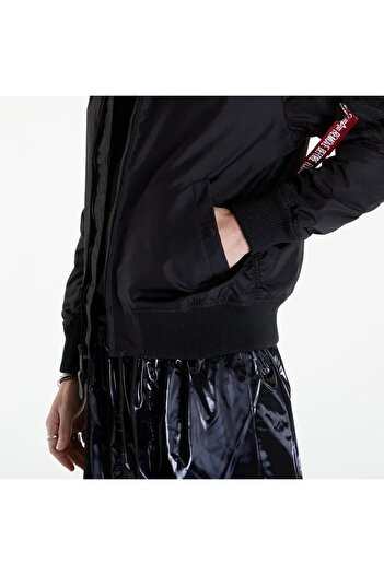 Alpha Industries Ανδρικό μαύρο bomber jacket Alpha Industries MA-1 TT Hood Μαύρο/Μαύρο