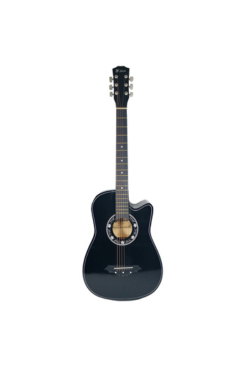 Depox Classical wooden guitar 95 cm, Cutaway Country Black