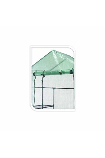 Progarden Garden storage shed with entrance and 4 shelves 143 x 73 x 195 cm