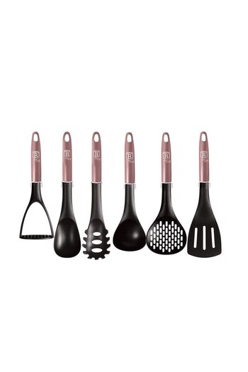 Berlinger Haus Kitchen utensils with wall mount 7 pcs I-Rose Edition