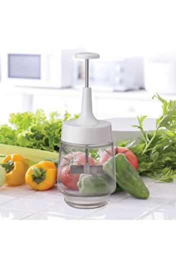 HIC 1.5-Cups Dishwasher Safe BPA Free Manual Food Chopper