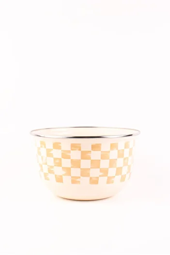 EMAYlab 24cm - 4Lt Document Enamel Mixing Bowl