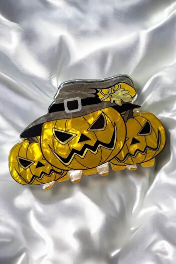 TAKIŞTIR Mixed Color Pumpkin Figured Bone Latch Buckle