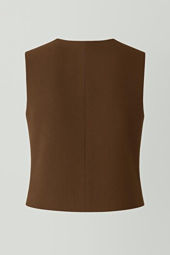 HAKKE Bow Tie Woven Vest
