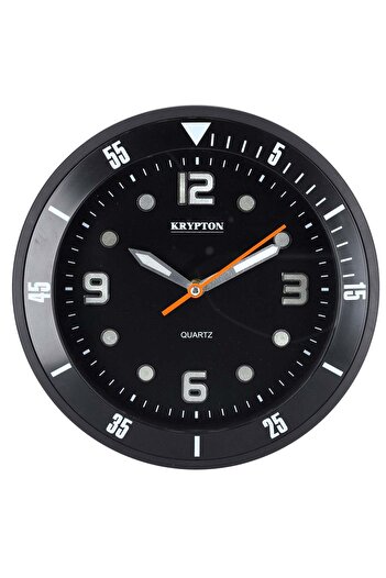 KRYPTON Large Round Wall Clock - Modern Design, Easy To Read Decorative Clock For Living Room & Bedroom