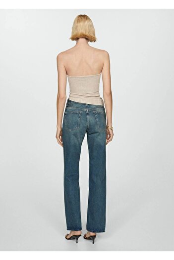 MANGO Woman Straplez triko bluz