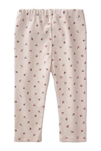 Cigit Patterned Tights 1-5 Years Ecru