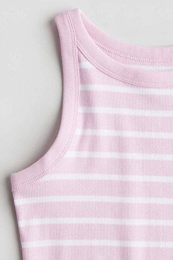 H&M Ribbed Cotton Vest Top