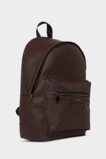 DeFacto Men's Faux Leather Backpack E7912Axns