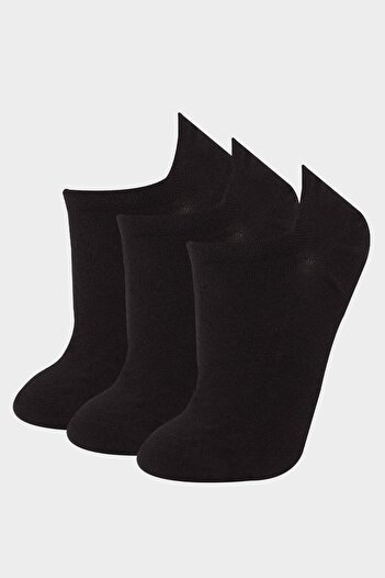 DeFacto Women's Seamless Heel Sneaker Socks E8678Axns