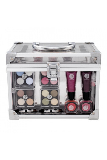 2K Trusa machiaj, 2K Beauty, Geanta transparenta Beauty Case včetně