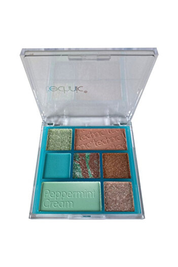 TECHNIC Paleta fard de ochi, Technic , Κρέμα μέντας, 7 culori