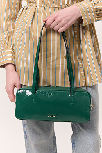 Manuka Green France Baguette Bag