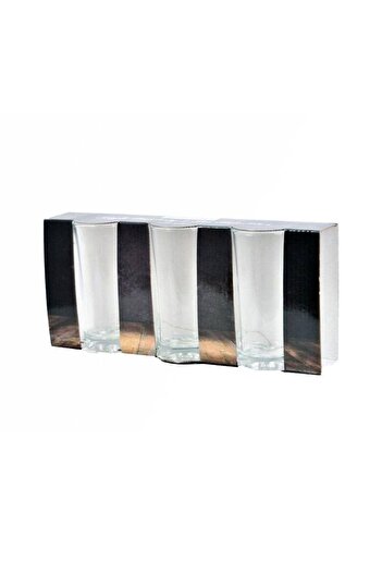 Generic طقم كاسات زجاج شفاف 3 قطع-312 مل