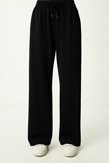 DÜVEN Modal Fabric Wide Leg Trousers - Wide Leg Sweatpants