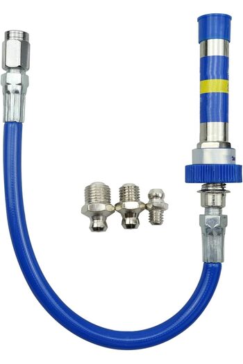 fulina High Pressure Grease Coupler,Quick Lock and Release Grease Tool Tip Adapter,for Tight Spaces