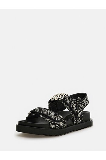 Guess Fabelis Women's Linen Blended Sandals