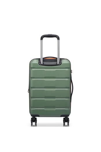 Delsey Citadel Securitech 54 Cm Expandable 4 Double Wheel Cabin Luggage Trolley - Green