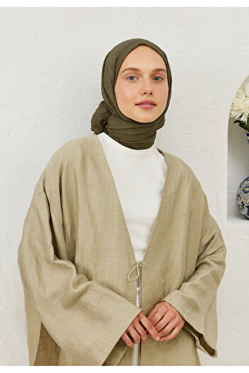 Fresh Voile Crash Shawl - Rosemary Model