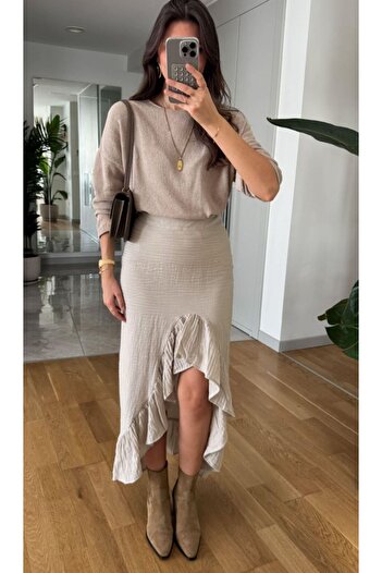 My Blog Stone Ruffle Skirt - 251029