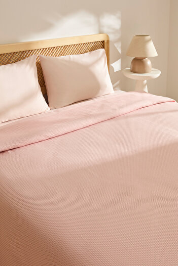 Kaşmir Home Nora %100 Pamuk Çift Kişilik Pike Rose