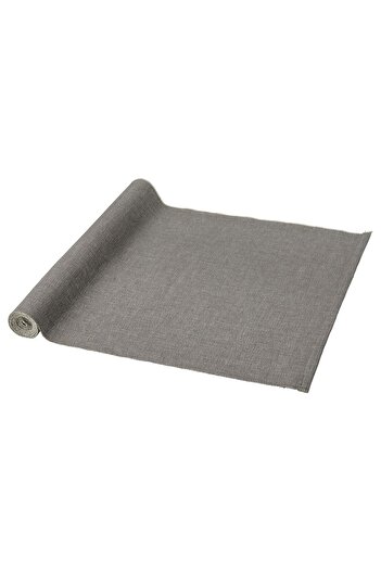 IKEA SVARTSENAP Table-runner, grey, 35 x 130 cm
