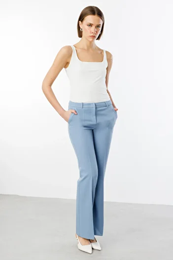 Ekol Spanish Leg Trousers with Side Pockets