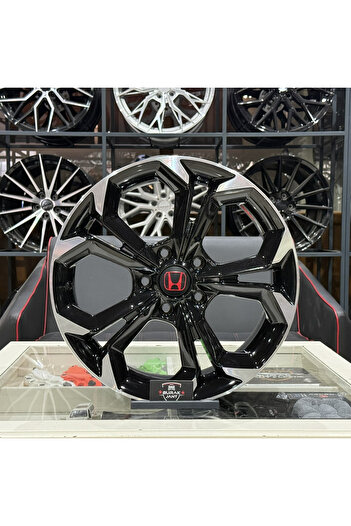 AGT 17 İNÇ 5X114.3 HONDA CİVİC BLACK DİAMOND JANT TAKIMI (4ADET)