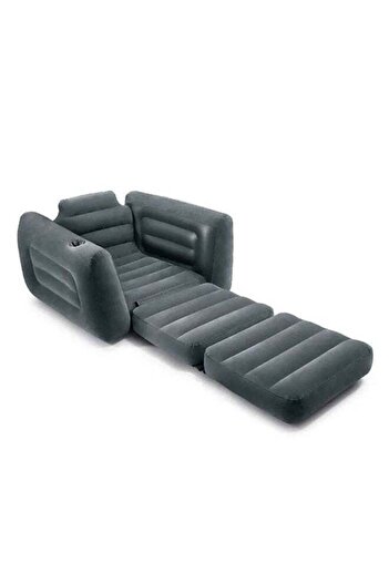 Cady One Pull-Out Chair Dark Grey 109x218x66cm